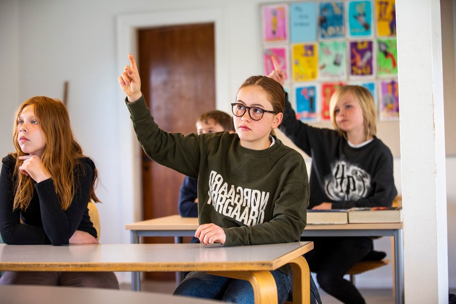 Elev Klasselokale Håndsoprækning 2 KH