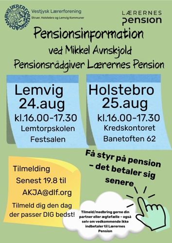 Pensionsarrangementer 2026